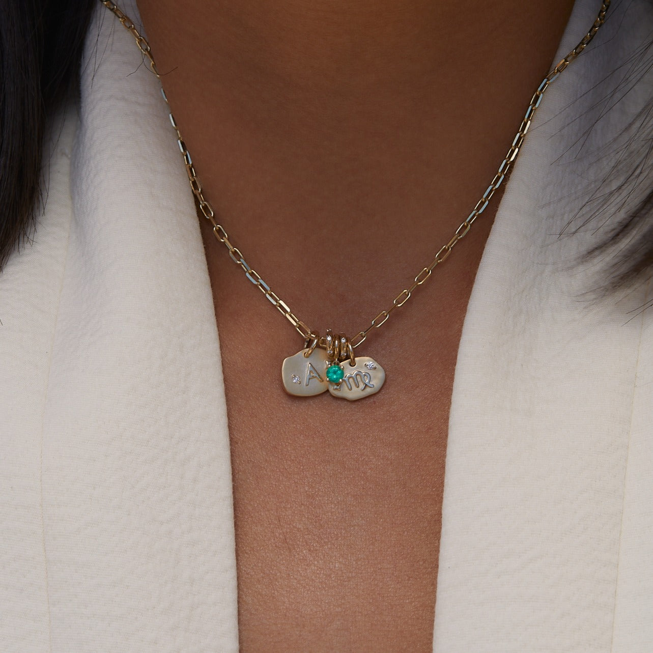 Athena Initial Pendant Necklace - Personalized Silver Letter Charm Jewelry for Women - Perfect Gift for Birthday, Anniversary & Valentine's Day