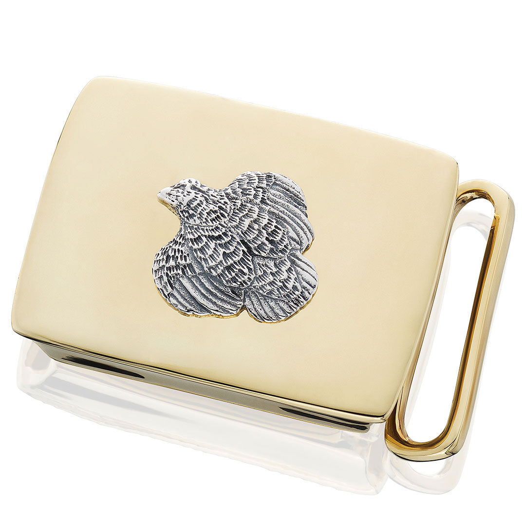 Grainger McKoy Quail Hunting Belt Buckle 1
