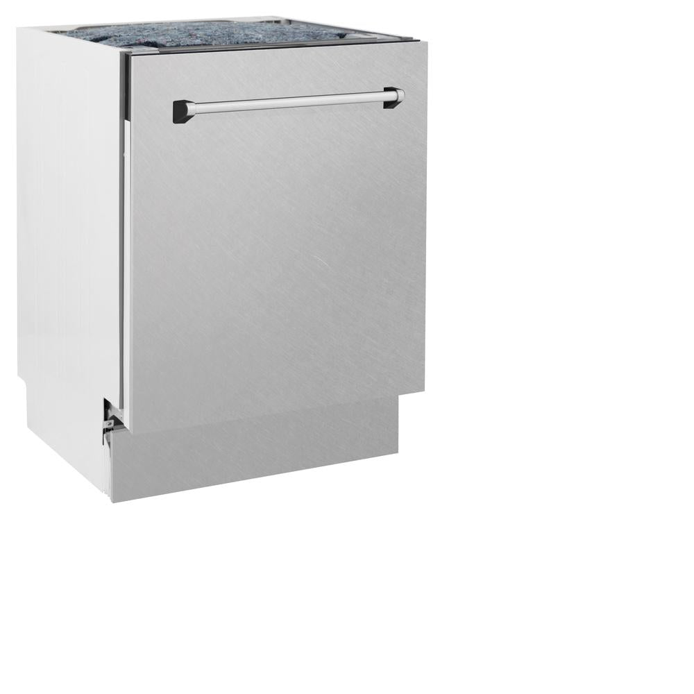 ZLINE 48-Inch Professional Kitchen Package - Stainless Steel Dual Fuel Range, Ducted Range Hood & Tall Tub Dishwasher Set for Modern Home Cooking & Entertaining