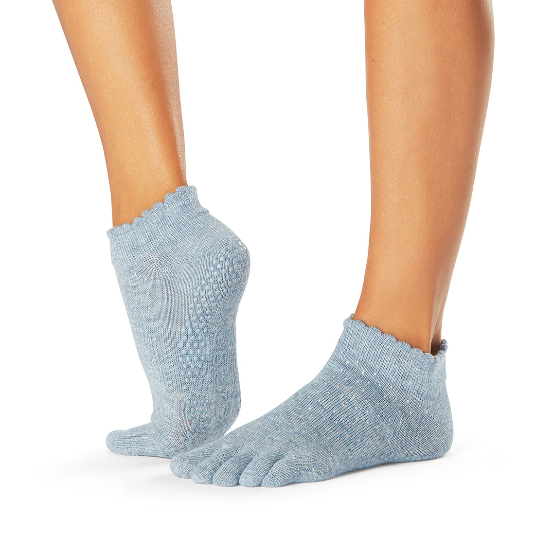 ToeSox Full Toe Low Rise Grip Socks for Yoga, Pilates & Barre - Non-Slip Workout Socks for Women (Fall 2023 Collection) - Perfect for Dance, Fitness & Studio Classes
