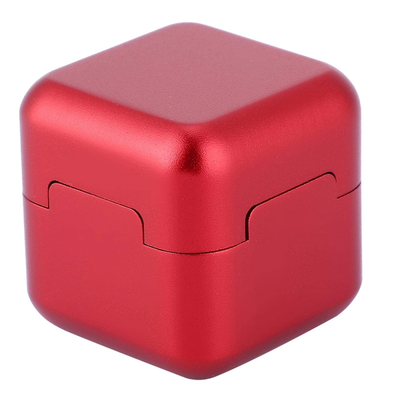 Estink Aluminum Portable Mini Chocolate & Cue Chalk Magnet Case - Detachable Billiard Chalk Holder (3x3x3cm) - Perfect for Pool Accessories, Snack Storage & Travel Organizer