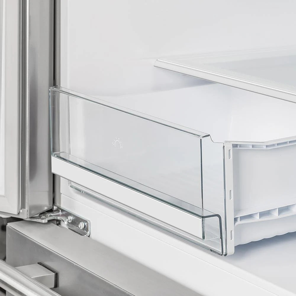 FORNO 2-Piece Stainless Steel Appliance Package - 30 Inch Gas Range & 36 Inch French Door Refrigerator (FBDL 020 02 US) | Perfect for Modern Kitchens & Home Renovations