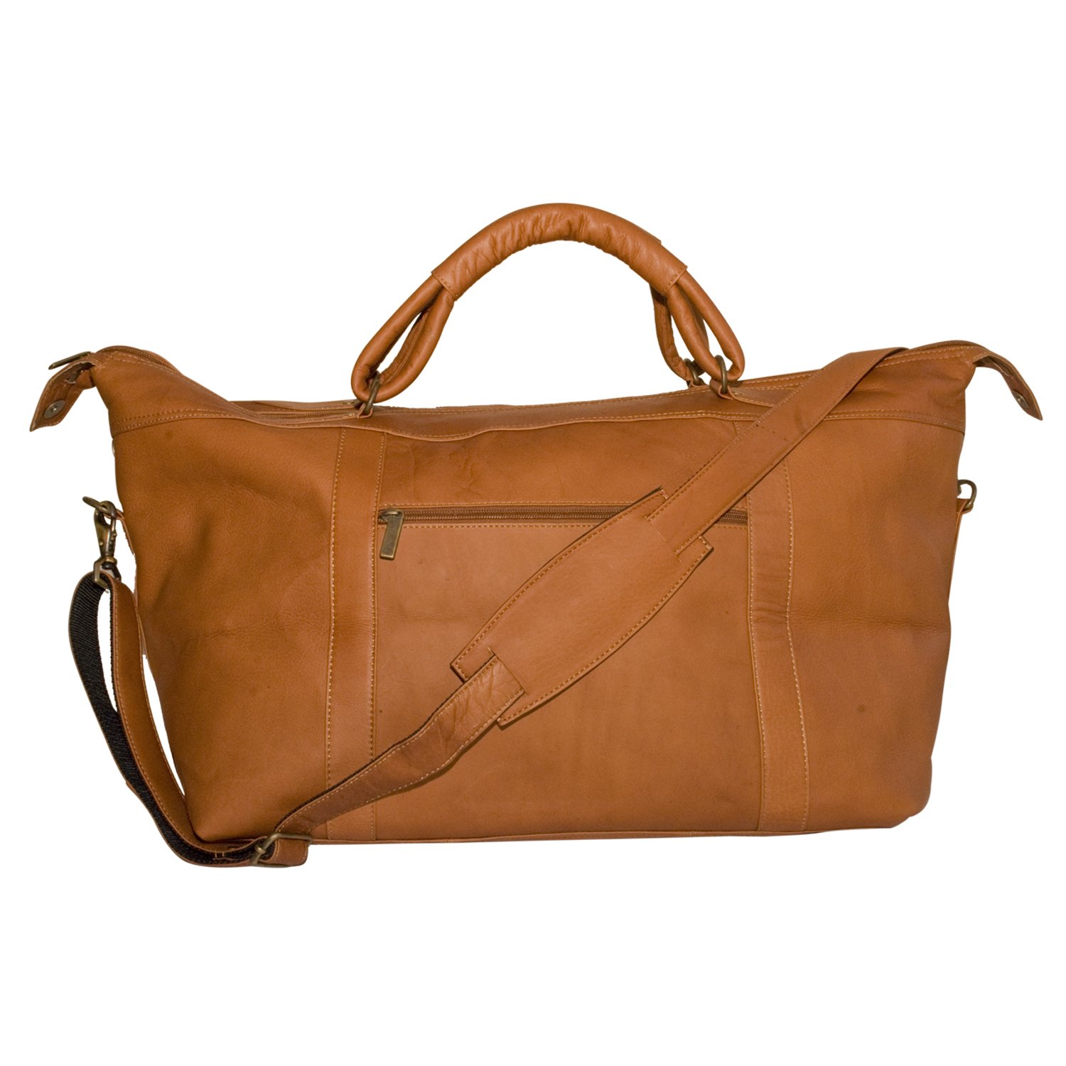 NBA Genuine Leather Top Zip Travel Duffle Bag for Men - Perfect for Gym, Sports, Travel & Weekend Getaways