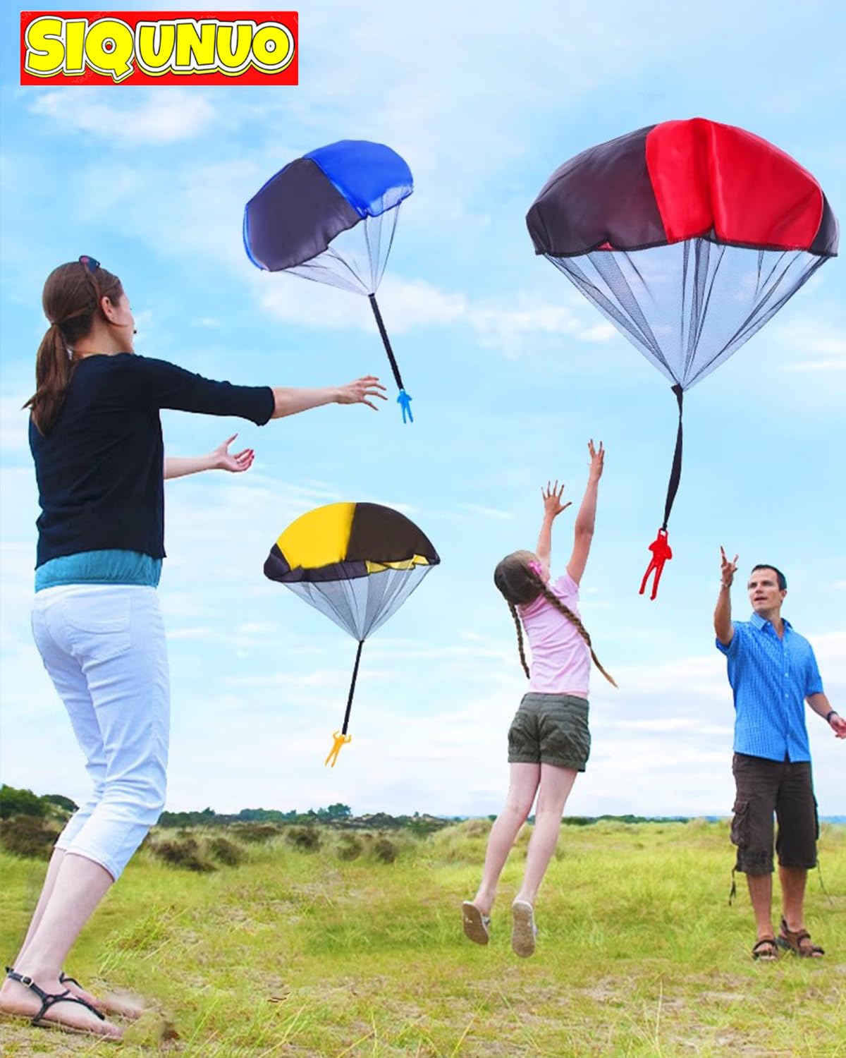 Best 6 Pack Tangle-Free Parachute Toys for Kids Ages 4-12 | Outdoor Play & Birthday Gifts | Fun Party Favors & Holiday Toy List 2024 Top Picks