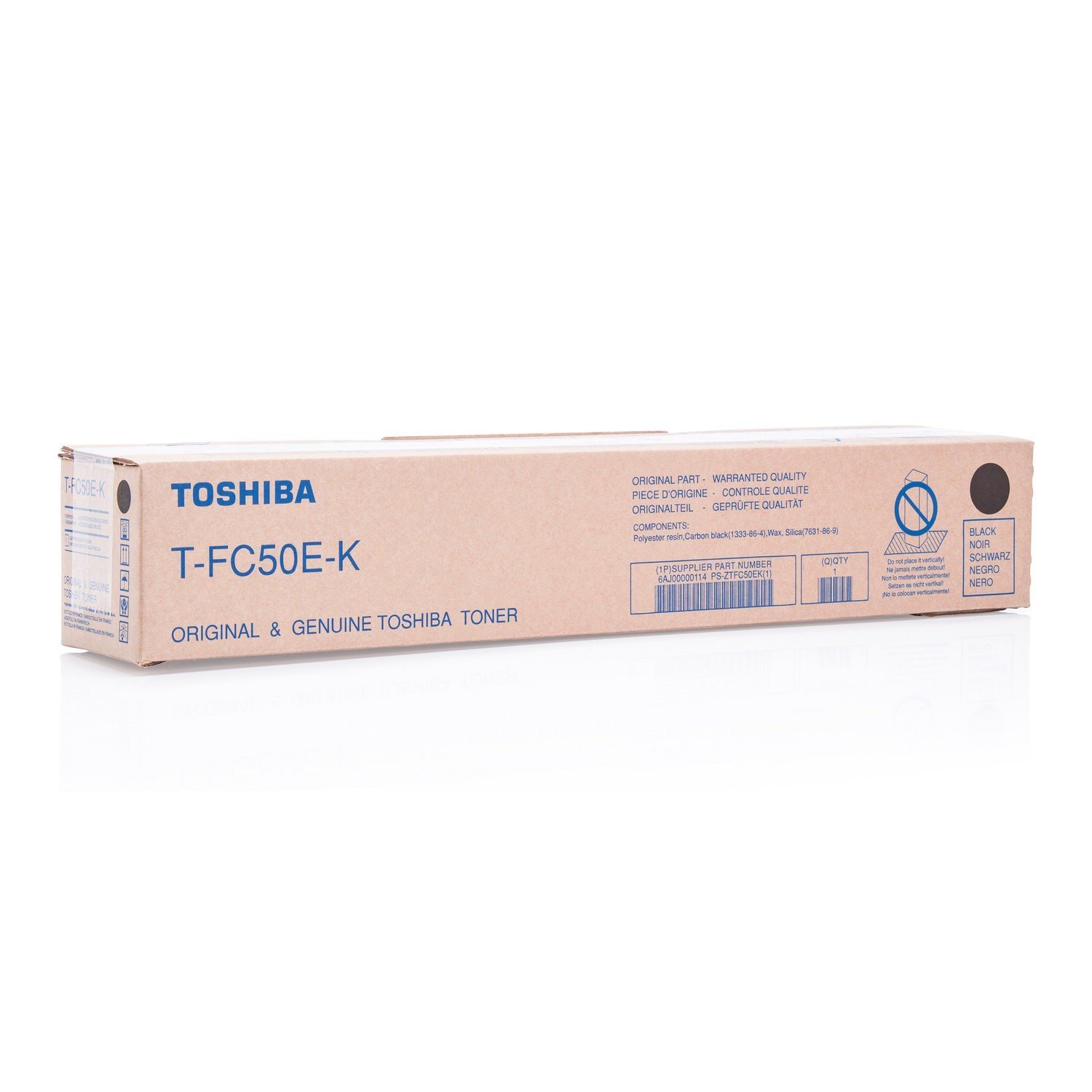 Original Toshiba T-FC50EK High-Yield Black Toner Cartridge - Compatible with e-STUDIO 2555C/3055C/3555C Series - Perfect for Office Printing & High-Volume Document Production