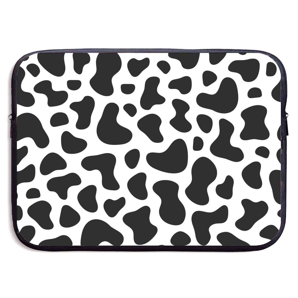Cow Print Laptop Sleeve Case for 13-15 Inch Notebook - Durable Computer Cover Bag for MacBook, Dell, HP | Perfect for Work, School & Travel Protection