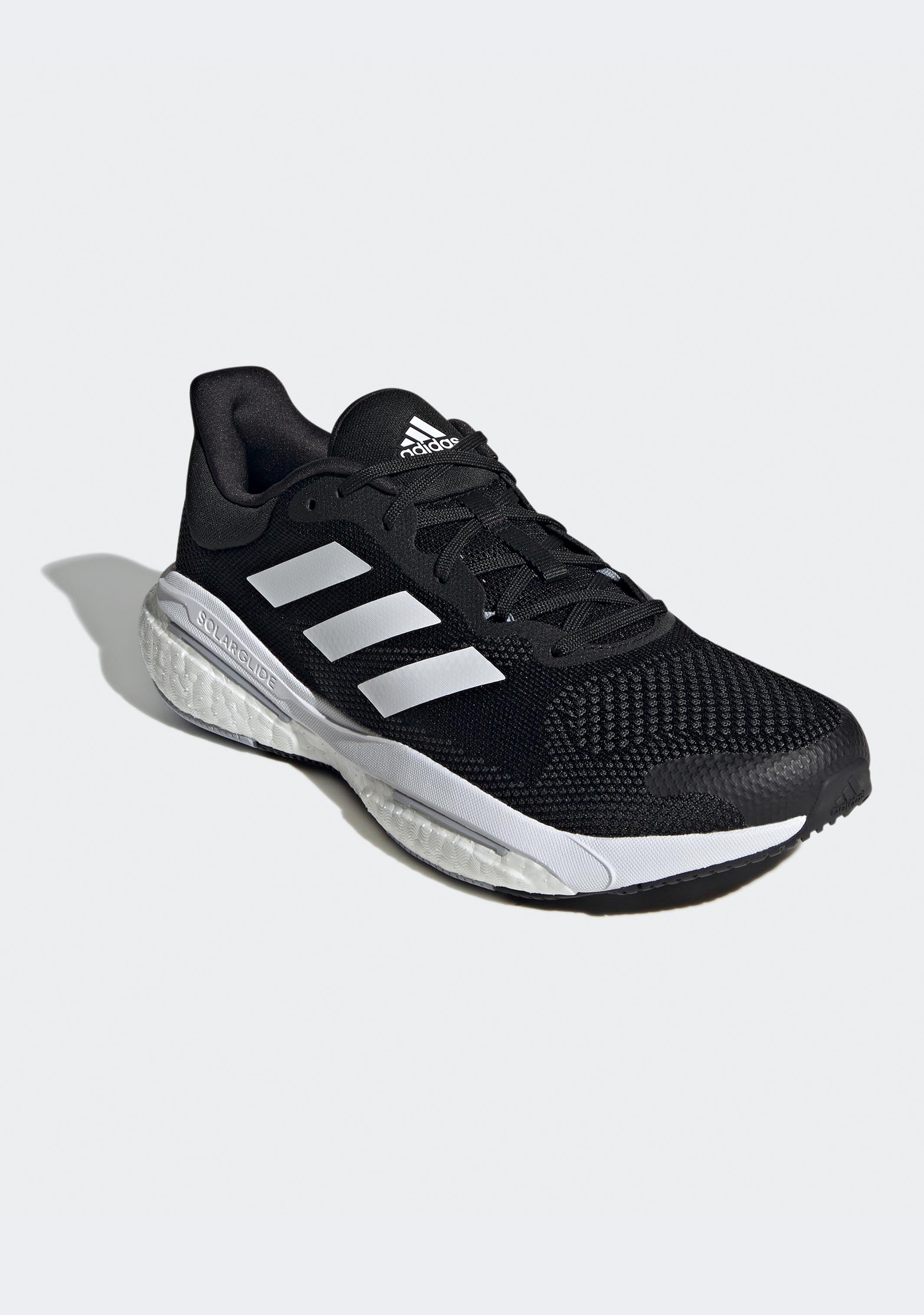 Adidas Men's Solarglide 5 Running Shoes - Lightweight Cushioned Sneakers for Jogging, Training & Gym Workouts