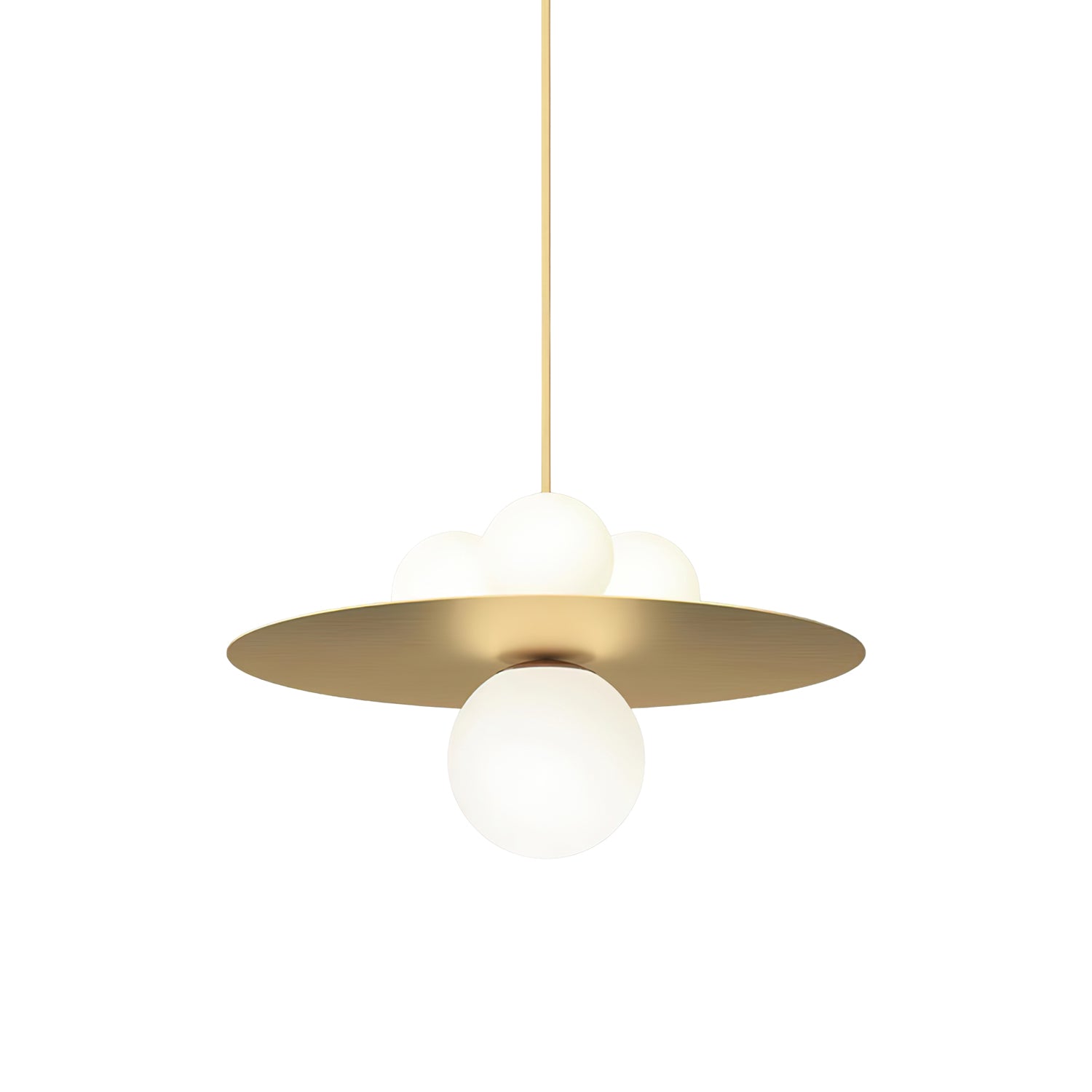 Modern Alta Pendant Light - Sleek Hanging Fixture for Dining Room, Kitchen Island & Bedroom - Energy Efficient LED Ceiling Light with Adjustable Height