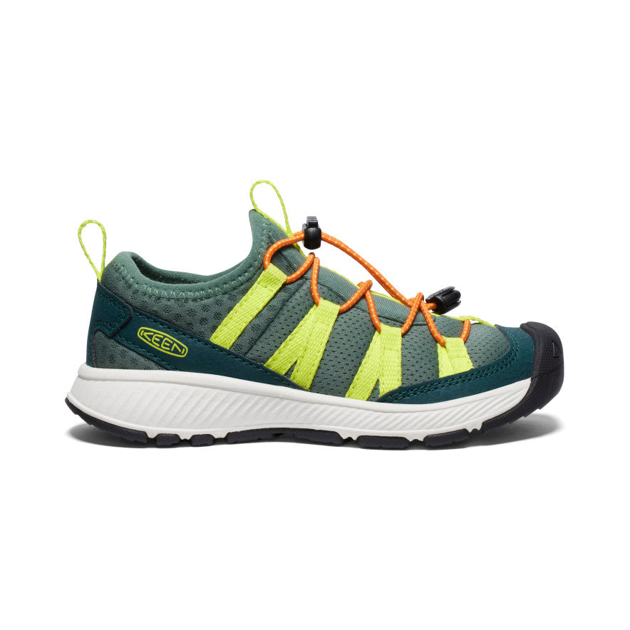 Little Kids' Motozoa Sneakers | Sea Moss/Scarlet Ibis - Comfortable & Durable Sneakers for Active Toddlers - Perfect for Playground, School & Daily Adventures