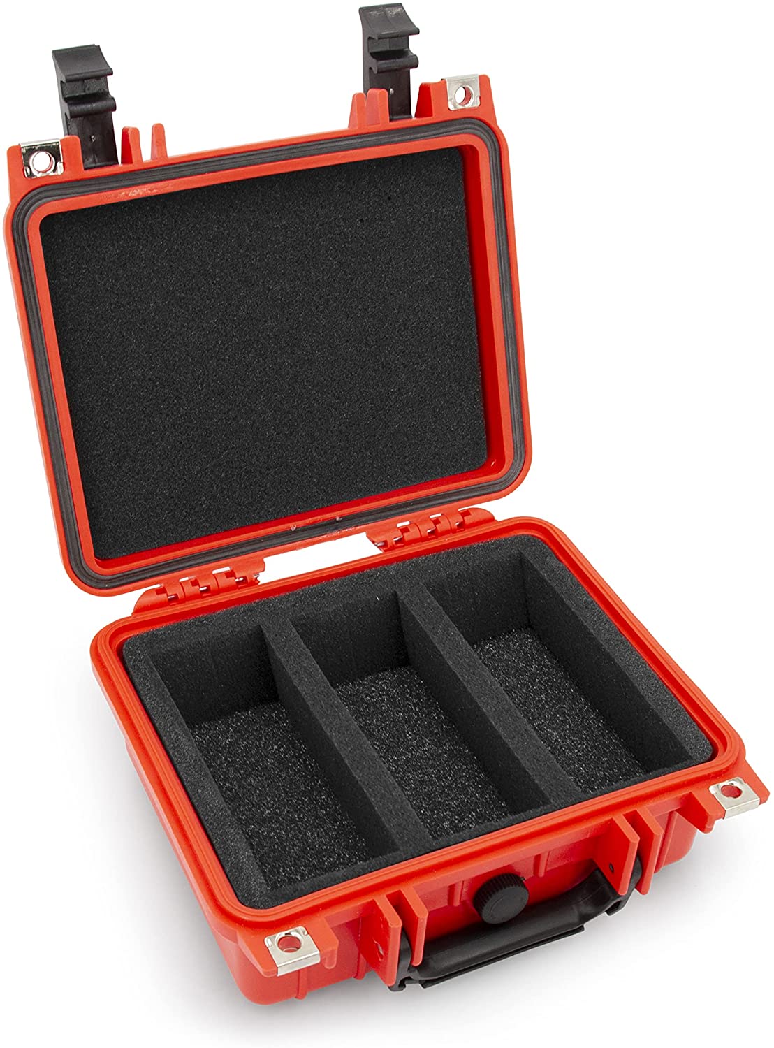 CASEMATIX Graded Coin Holder Case - Waterproof Storage Box for PCGS & NGC Coin Slabs (Fits 40+ Models) with Customizable Foam Insert | Perfect for Coin Collectors, Dealers & Secure Transportation
