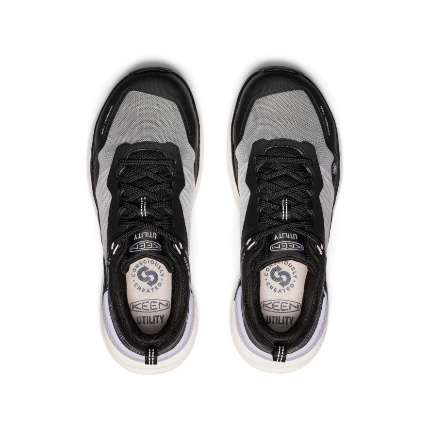 Women's Speedworks Carbon Toe Work Sneakers - Slip Resistant, Lightweight & Comfortable for Nurses, Waitresses & Healthcare Workers | Thistle/Black