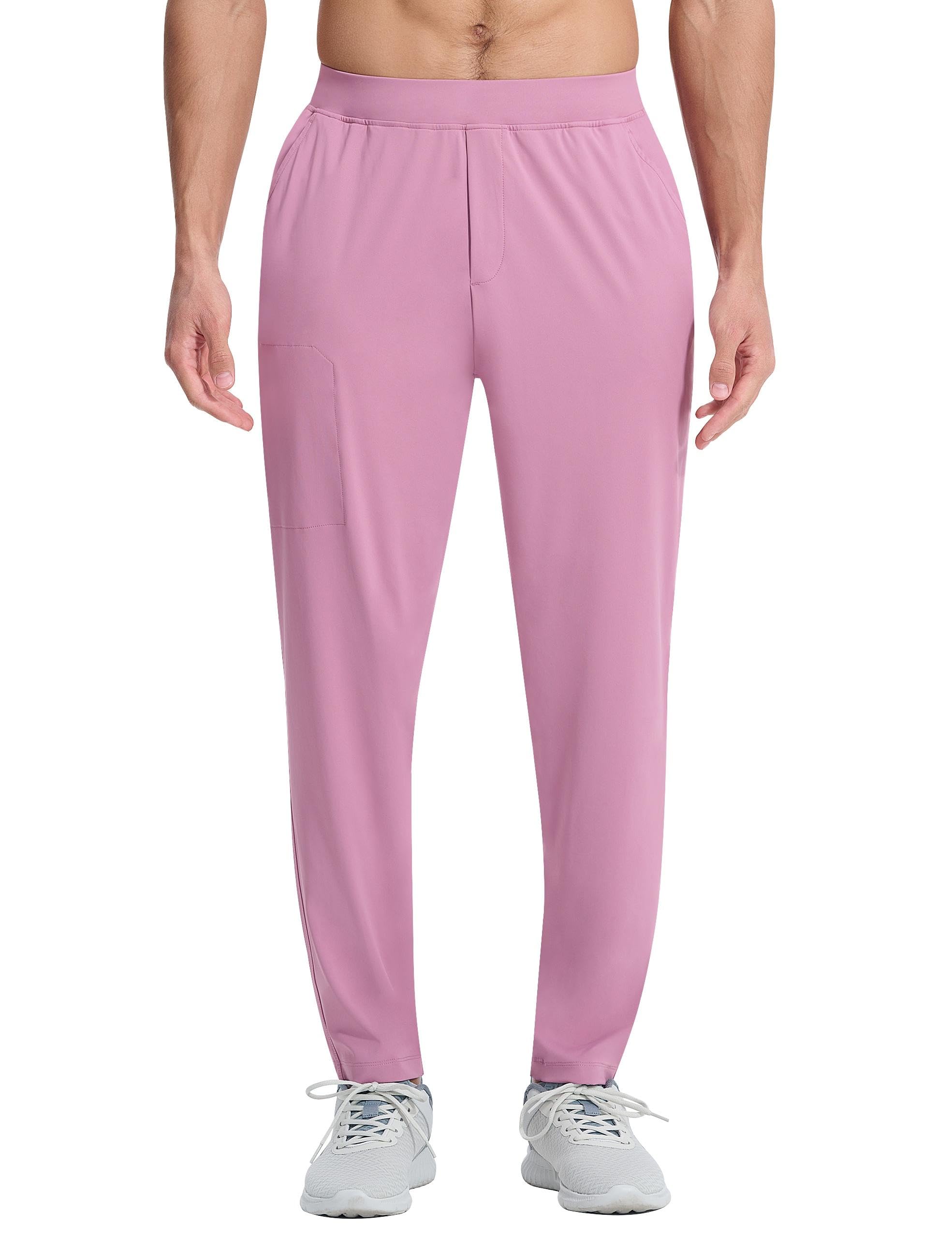 EZRUN Men's Stretch Jogger Pants - Quick Dry Athletic Workout Golf Sweatpants for Running, Gym, Hiking & Casual Wear | Lightweight Comfort for Sports & Everyday Use