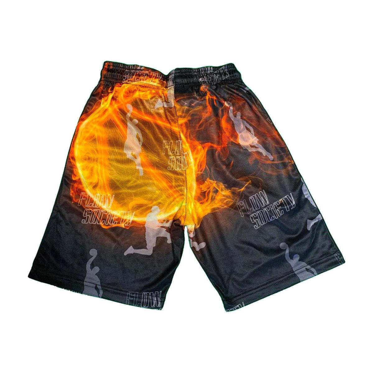 Boys' Flow Fireball Athletic Shorts - Lightweight Quick-Dry Running Shorts for Kids - Perfect for Sports, Gym & Outdoor Activities