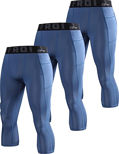 Pocket Grayish Blue x3