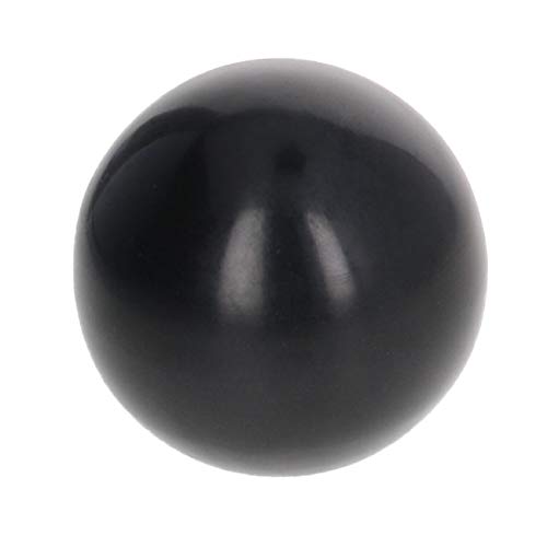 Bettomshin 3Pcs Black Bakelite Ball Knob - M12 Female Thread, 50mm/1.97