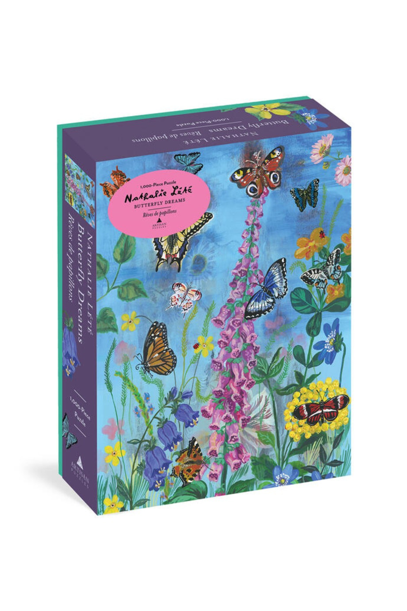 Nathalie Lété Butterfly Dreams 1000 Piece Jigsaw Puzzle - Colorful Art Puzzle for Adults, Home Decor & Relaxation - Perfect for Family Game Night, Stress Relief & Wall Art Display