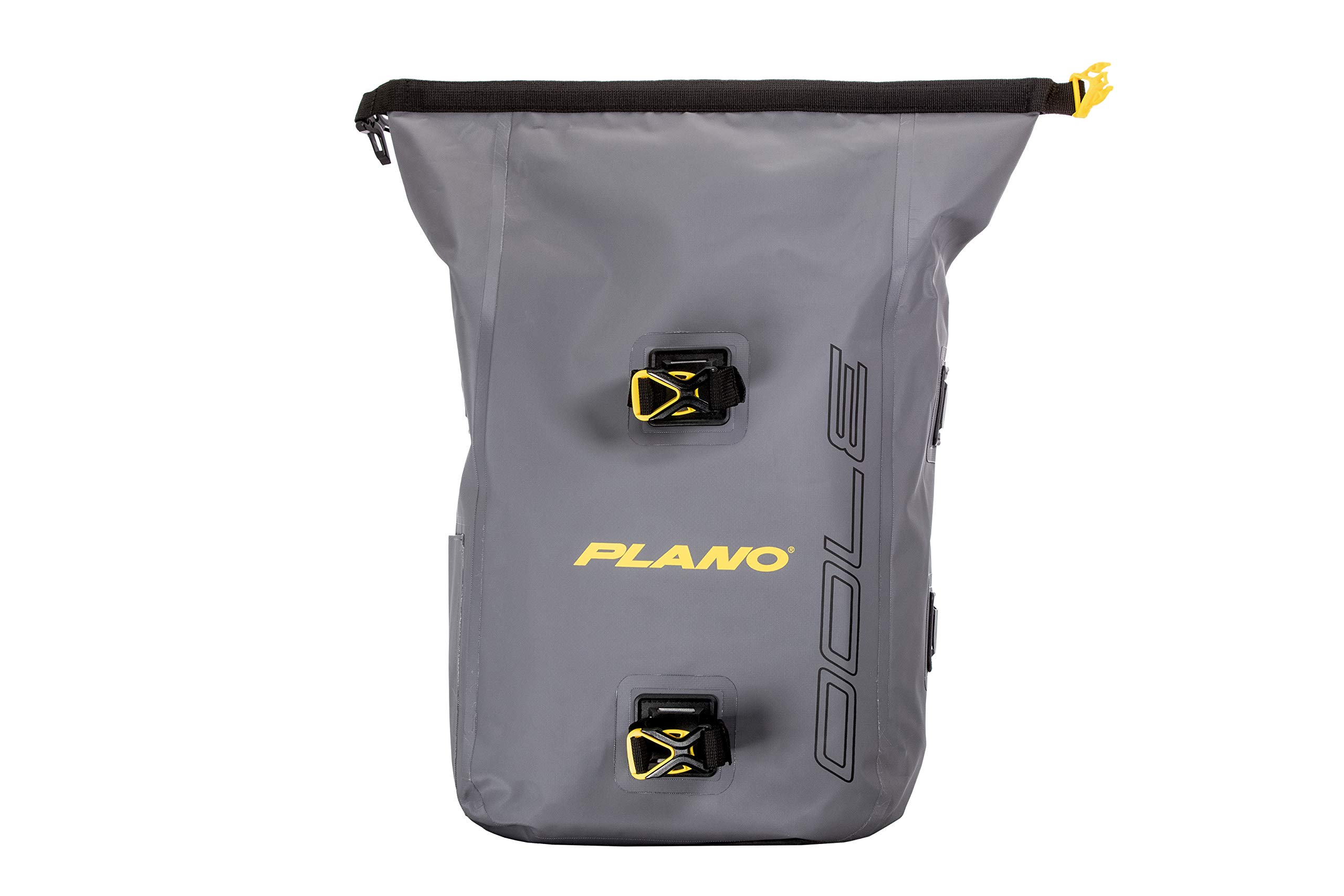 Plano Z-Series Waterproof Fishing Tackle Backpack with 2 Clear 3700 StowAway Boxes - Gray Roll-Top Fishing Gear Backpack for Bass, Trout & Saltwater Fishing | Ideal for Shore Fishing, Kayak & Boat Trips