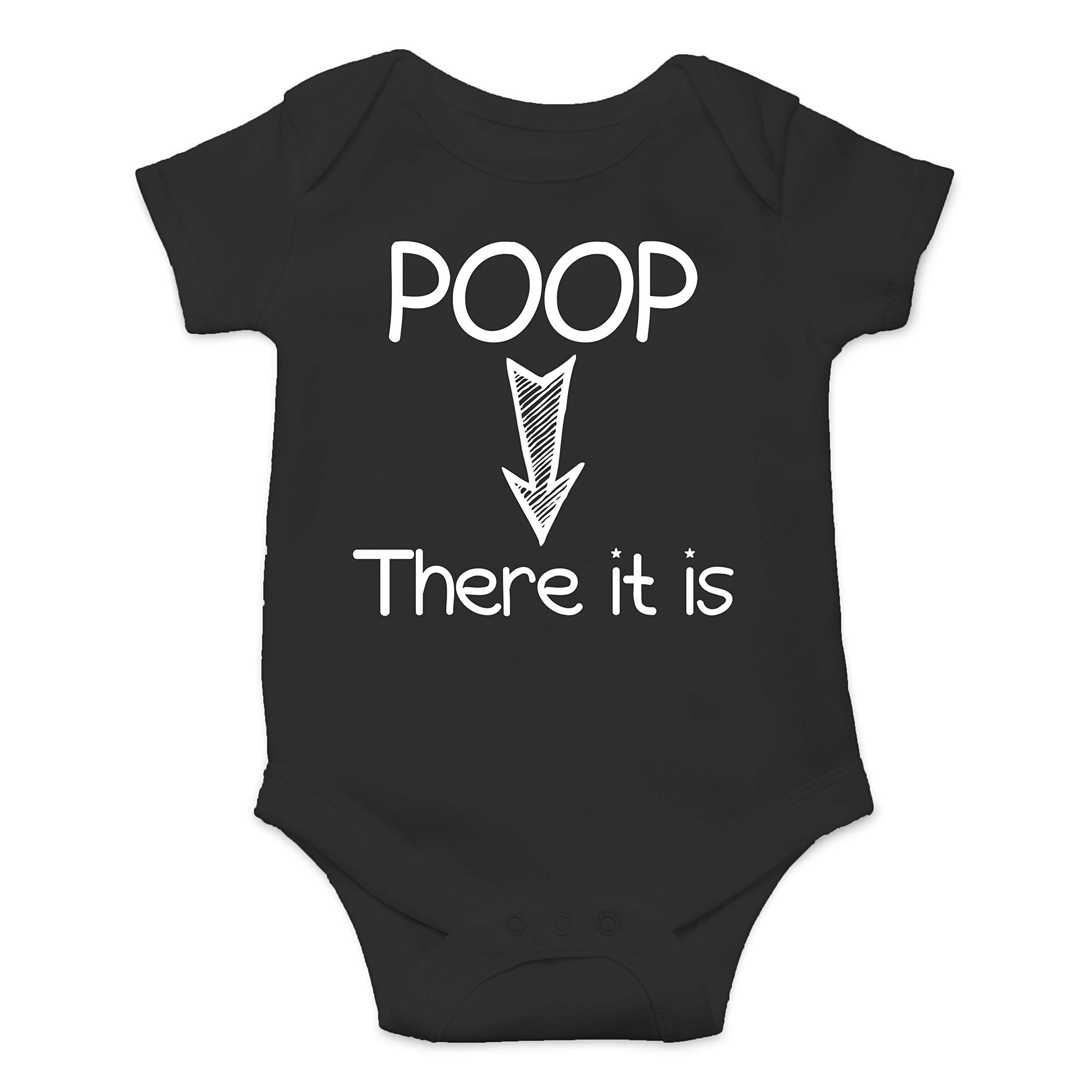 Funny Baby Bodysuit - Poop There It Is Cute Newborn Outfit for Boys & Girls | Perfect for Playtime, Photo Shoots & Gifts