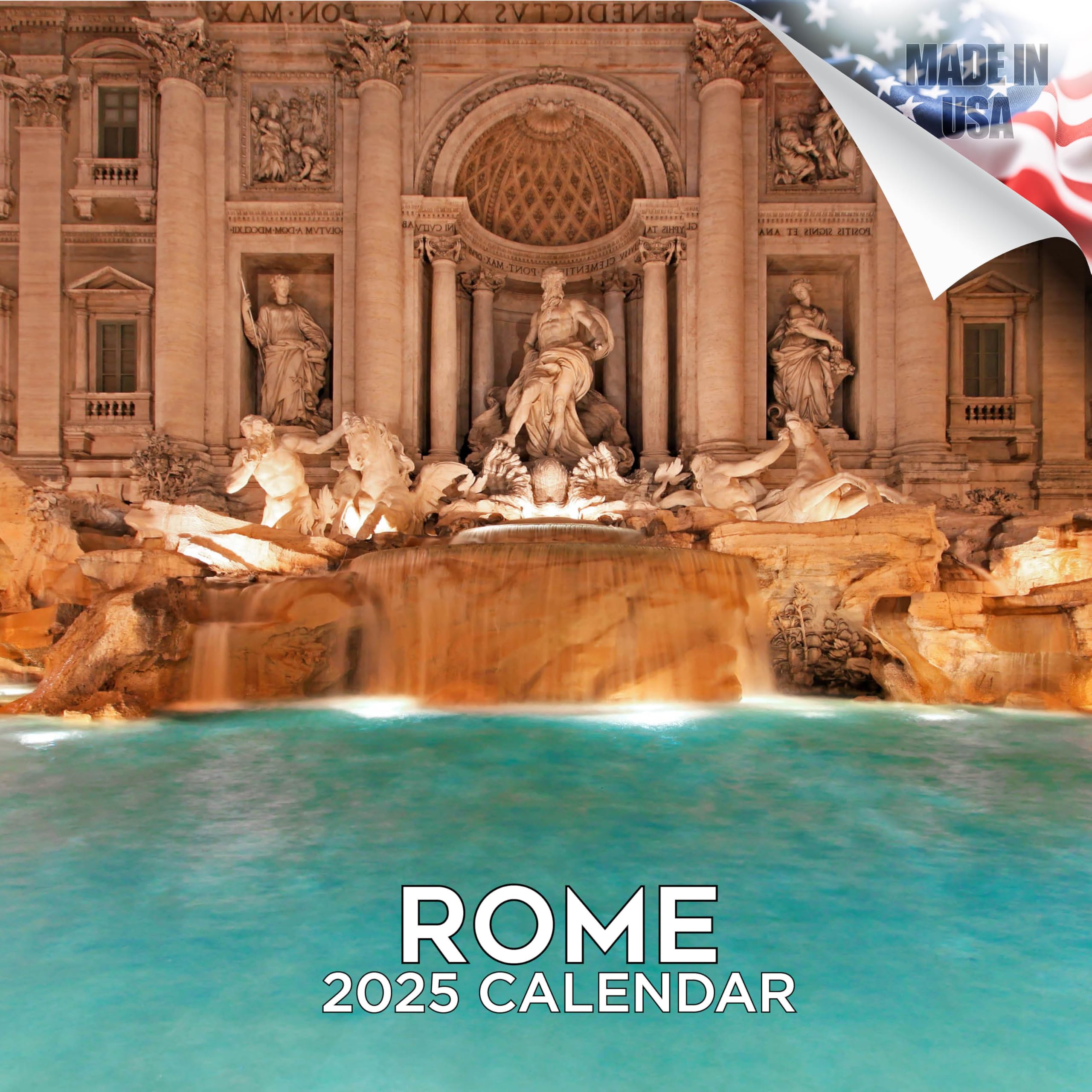 2024-2025 Rome Travel Wall Calendar - 12