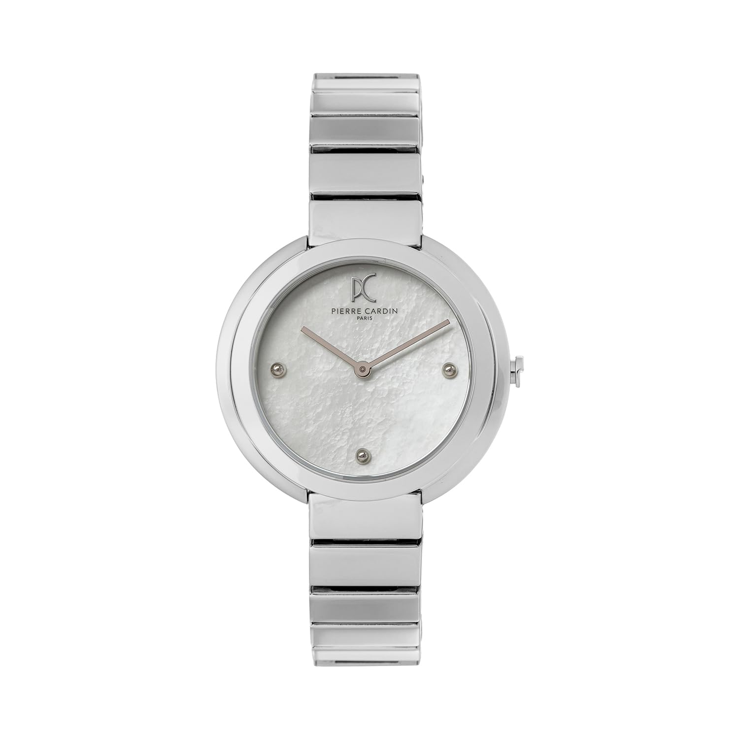Pierre Cardin Montmartre Women's White Mother-of-Pearl Analog Watch - CMC.8001 | Elegant Dress Watch for Office, Party & Special Occasions
