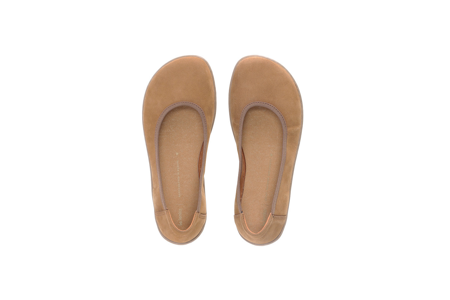 Be Lenka Sophie Ballet Flats for Women - Comfortable Toffee Brown Leather Shoes for Work, Travel & Casual Wear