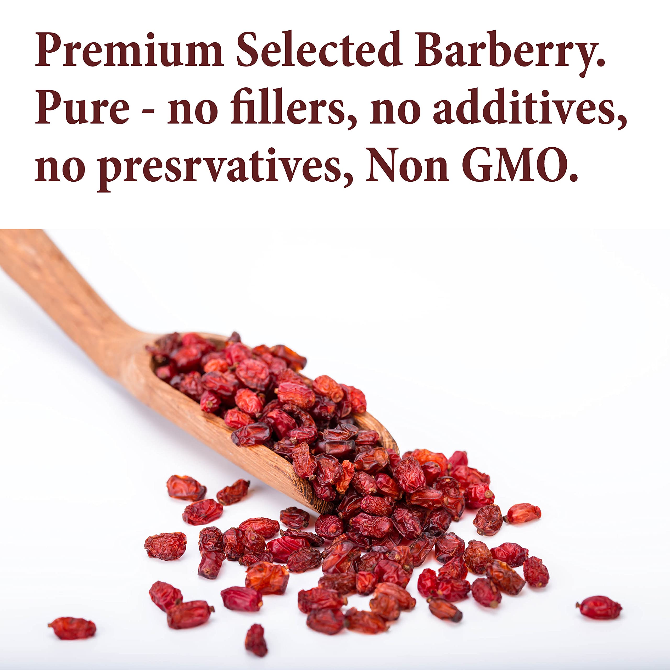 Premium Barberry Fruit (4 oz) - Pure Persian Zereshk Barberries, No Preservatives or Additives - Perfect for Persian Rice, Salads & Healthy Snacks