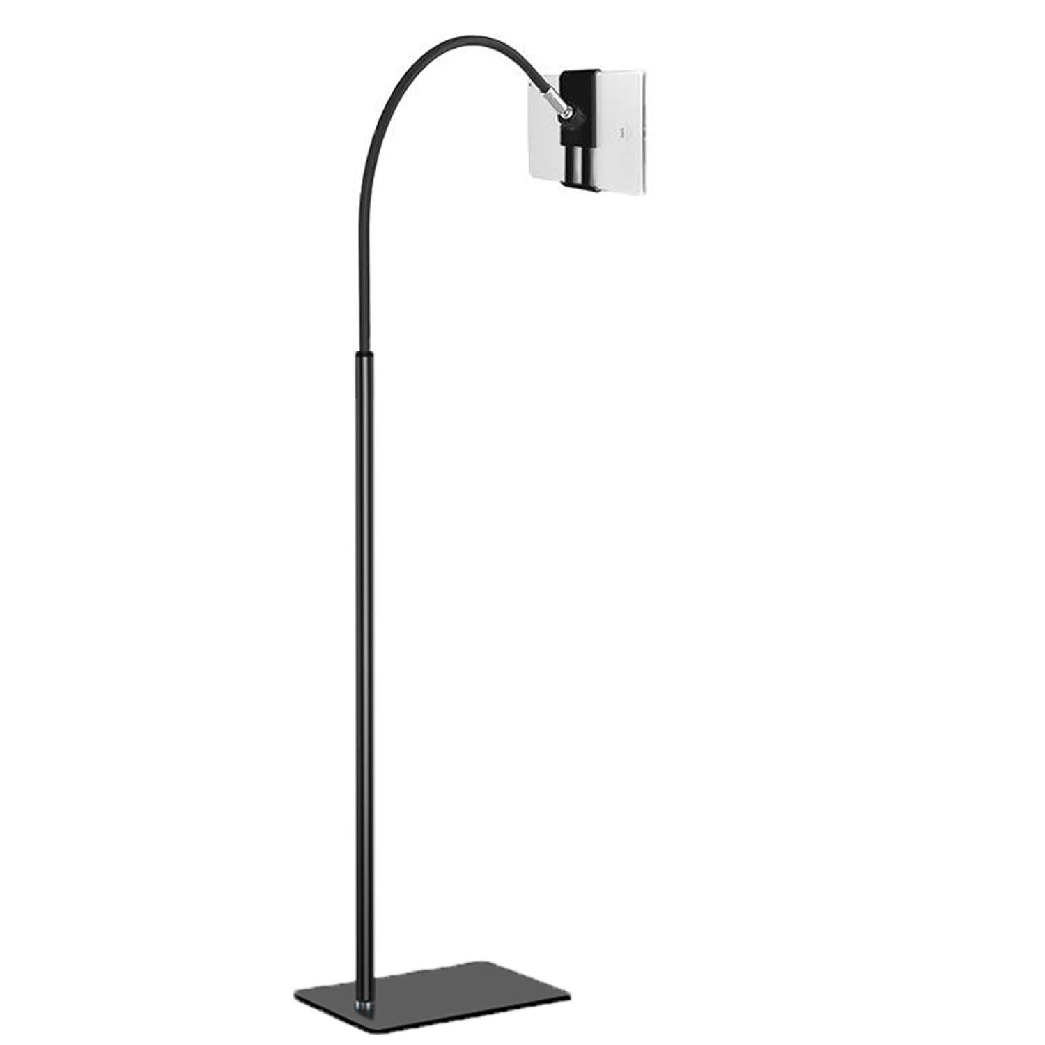 Creatop Adjustable Tablet Floor Stand - 360° Rotating & Flexible Gooseneck for iPad & Phones (3.5-9.7