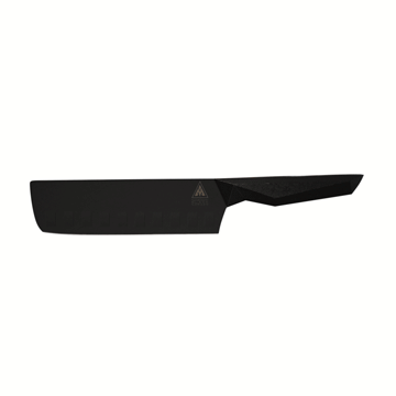 Premium Nakiri Vegetable Knife 7 Inch - Shadow Black Series Japanese Kitchen Knife - NSF Certified Professional Chef Knives - Dalstrong - Perfect for Chopping Vegetables, Slicing Herbs & Meal Prep