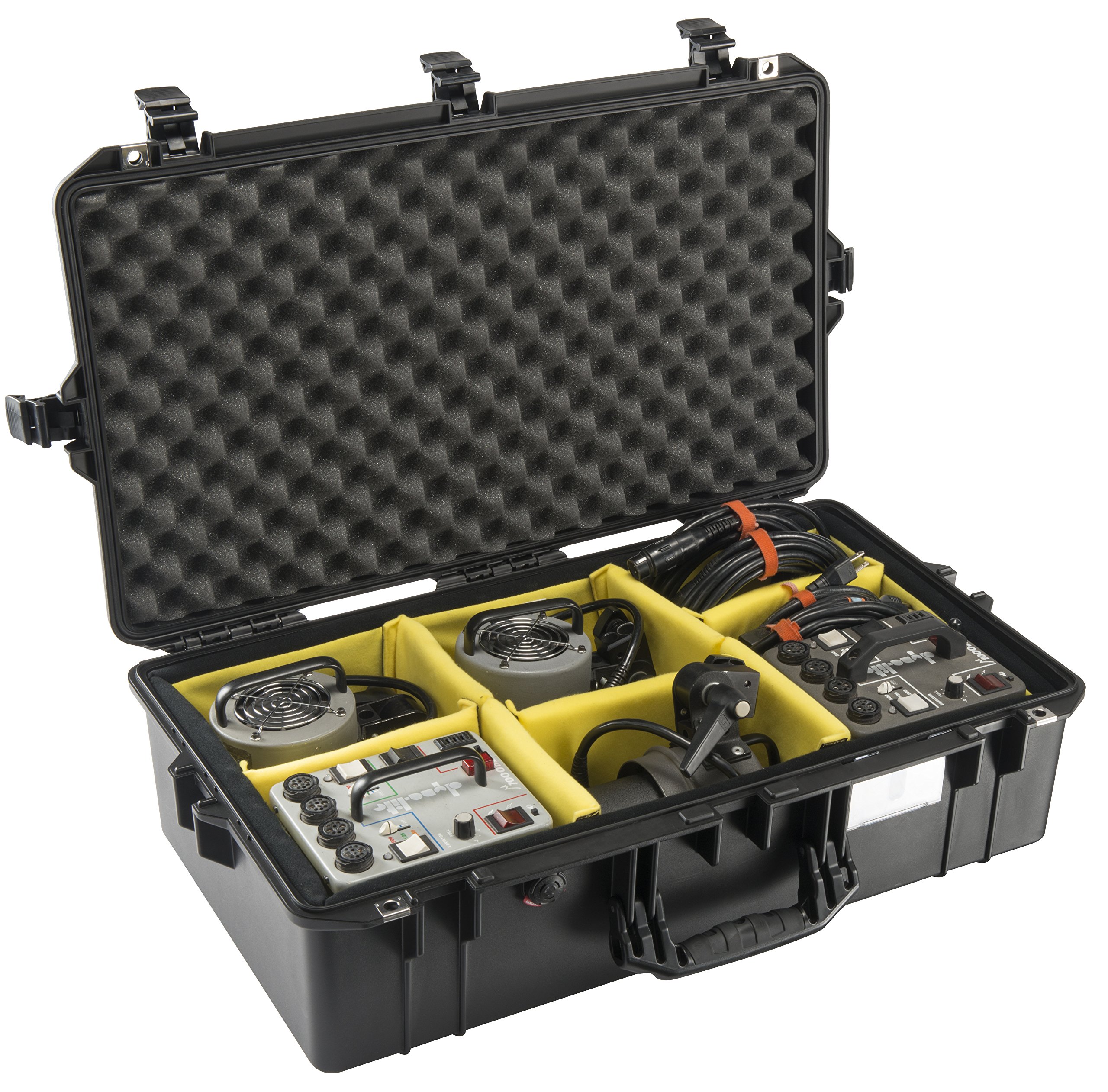 Pelican Air 1605 Waterproof Hard Case with Customizable Padded Dividers - Black | Shockproof & Dustproof Protective Case for Cameras, Drones & Electronics | Perfect for Travel, Outdoor Adventures & Professional Equipment Storage