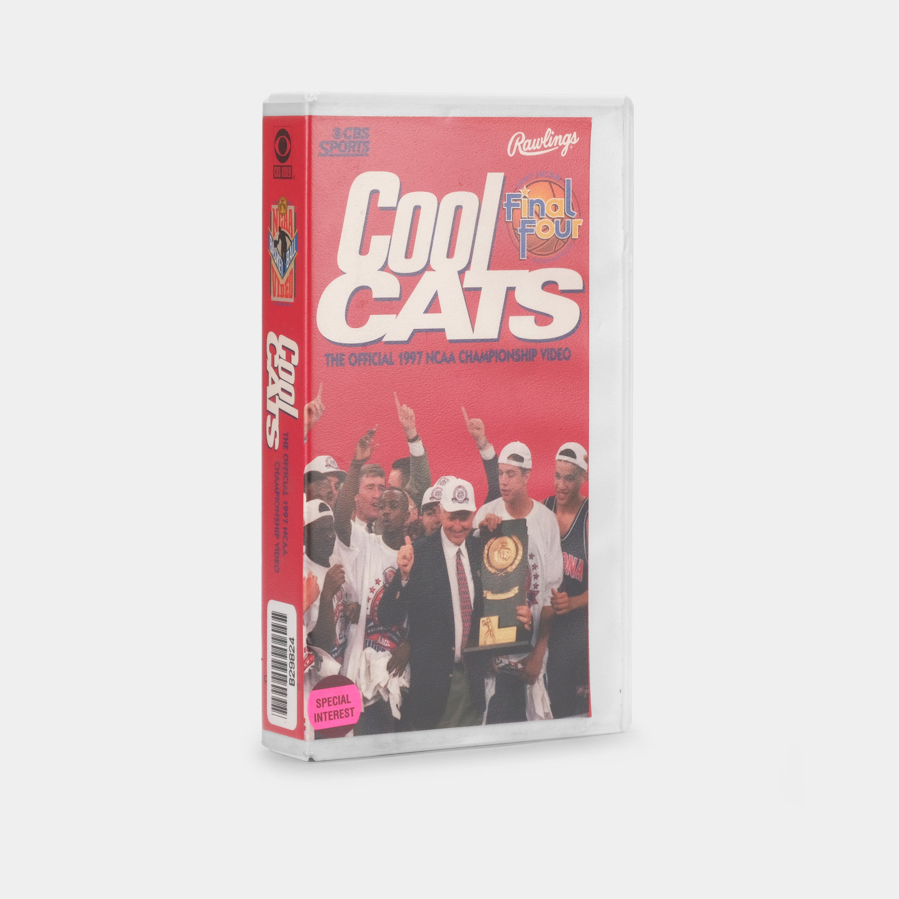 Cool Cats: 1997 NCAA Championship Official Video VHS Tape - Relive the Historic Basketball Moments & Perfect for Sports Memorabilia Collectors
