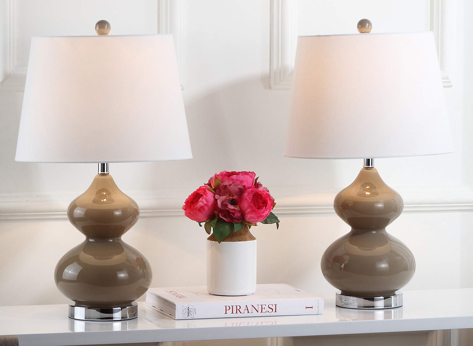 SAFAVIEH Eva Modern Table Lamp Set of 2 - 24