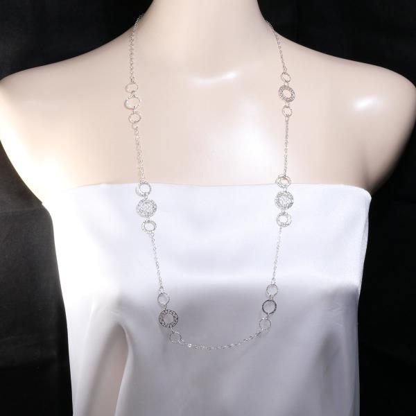 18K White Gold Necklace for Women - Elegant Dainty Chain Jewelry Gift for Her - Perfect for Weddings, Anniversaries & Special Occasions