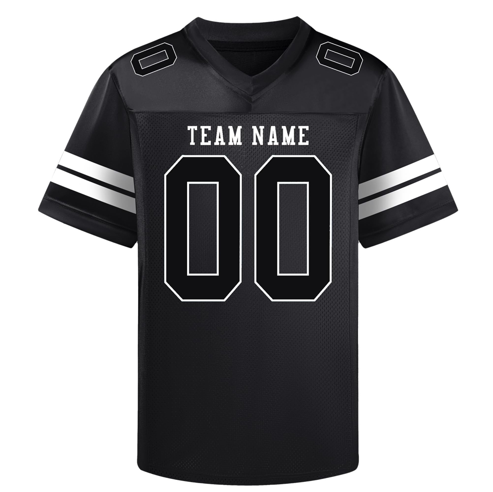 Custom Football Jersey Personalized with Stitched/Printed Team Name & Number - Men's Women's Youth NFL Style Jerseys for Games, Parties & Fan Events