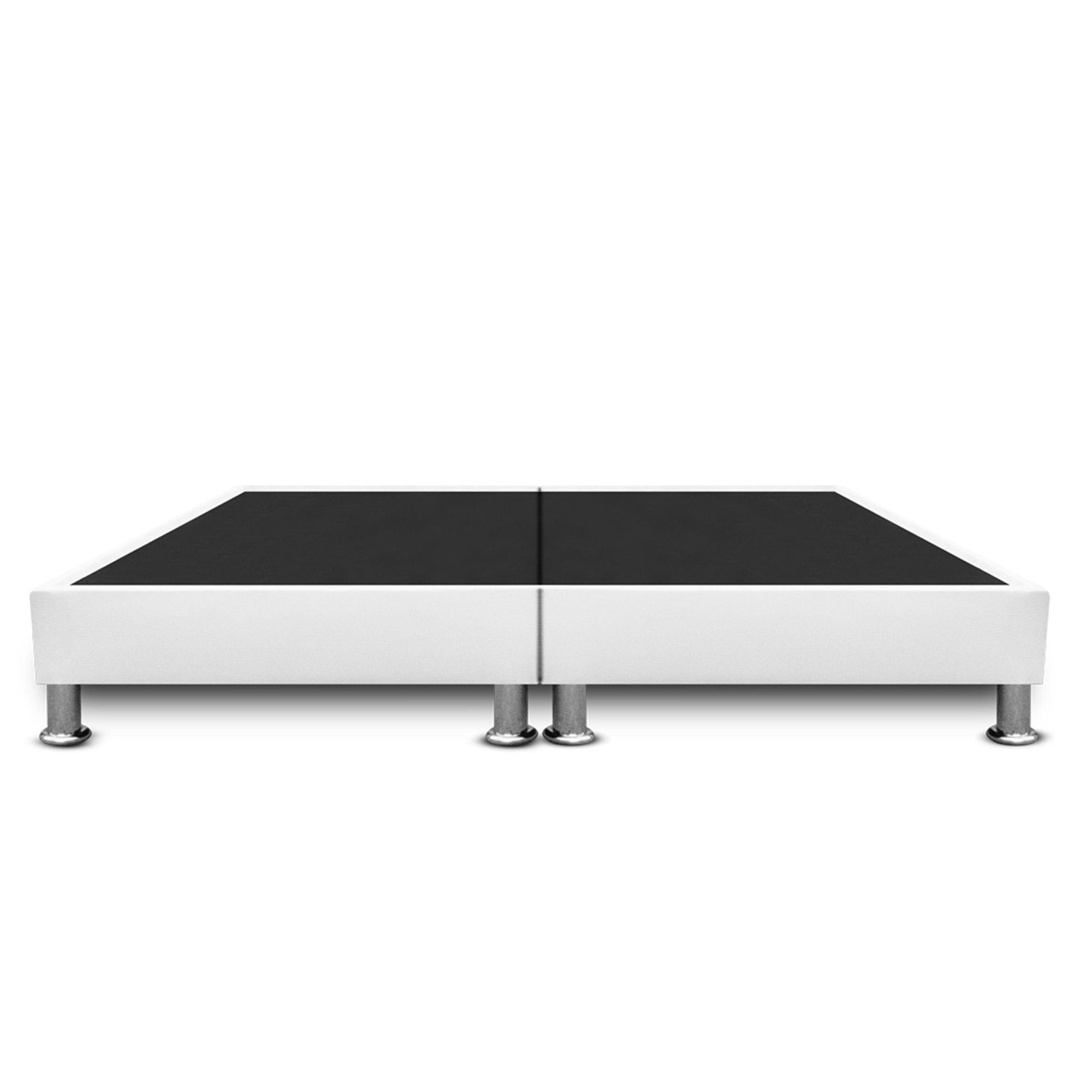 Split Bed Base White 120x30cm for Semi-Double Mattress 120x190cm with Edge - Perfect for Guest Beds, Dorm Rooms & Space-Saving Bedroom Solutions