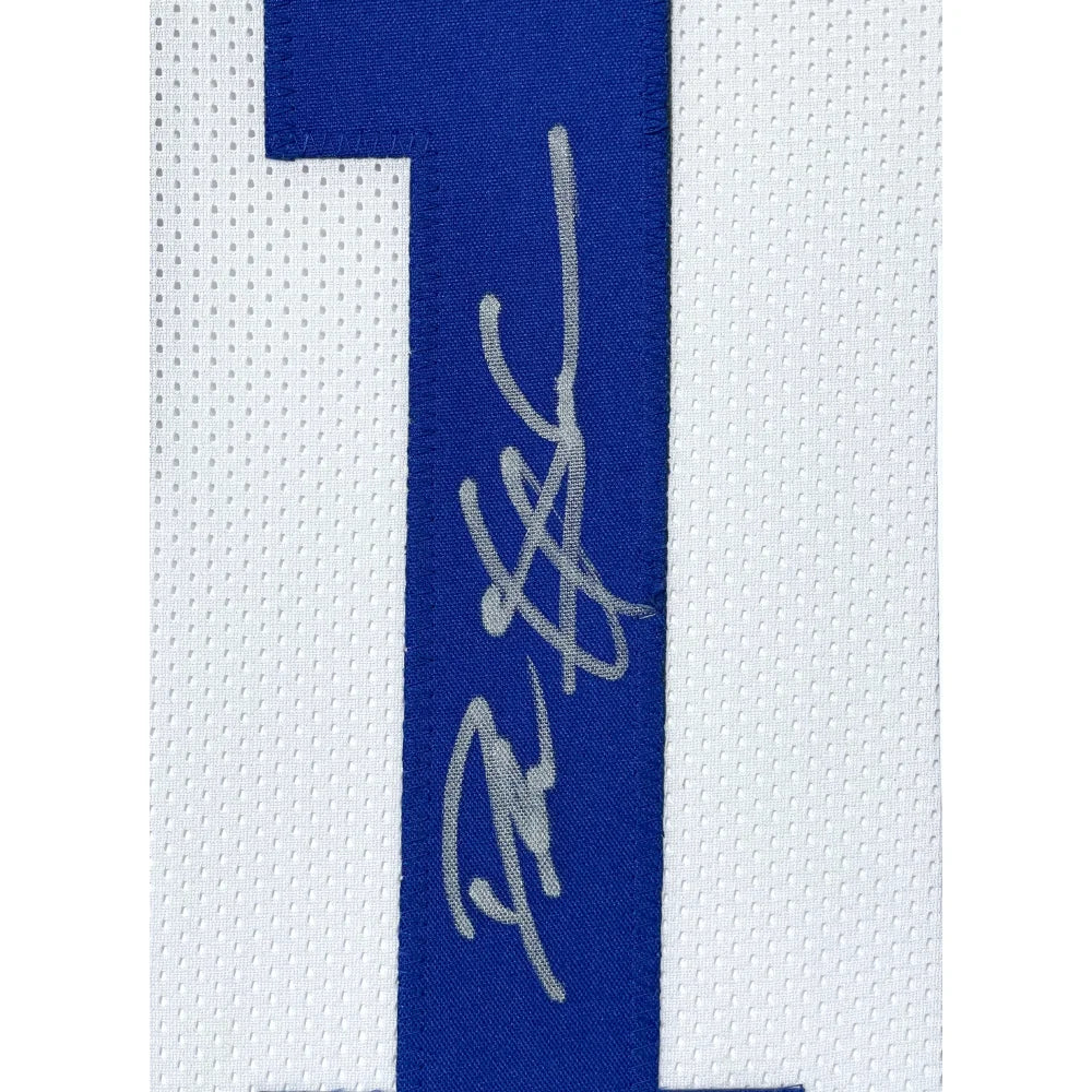 Deion Sanders Autographed Dallas Cowboys Jersey - Framed BAS Signed NFL Memorabilia for Sports Fans & Collectors - Perfect for Man Cave, Game Room Decor & Football Gift