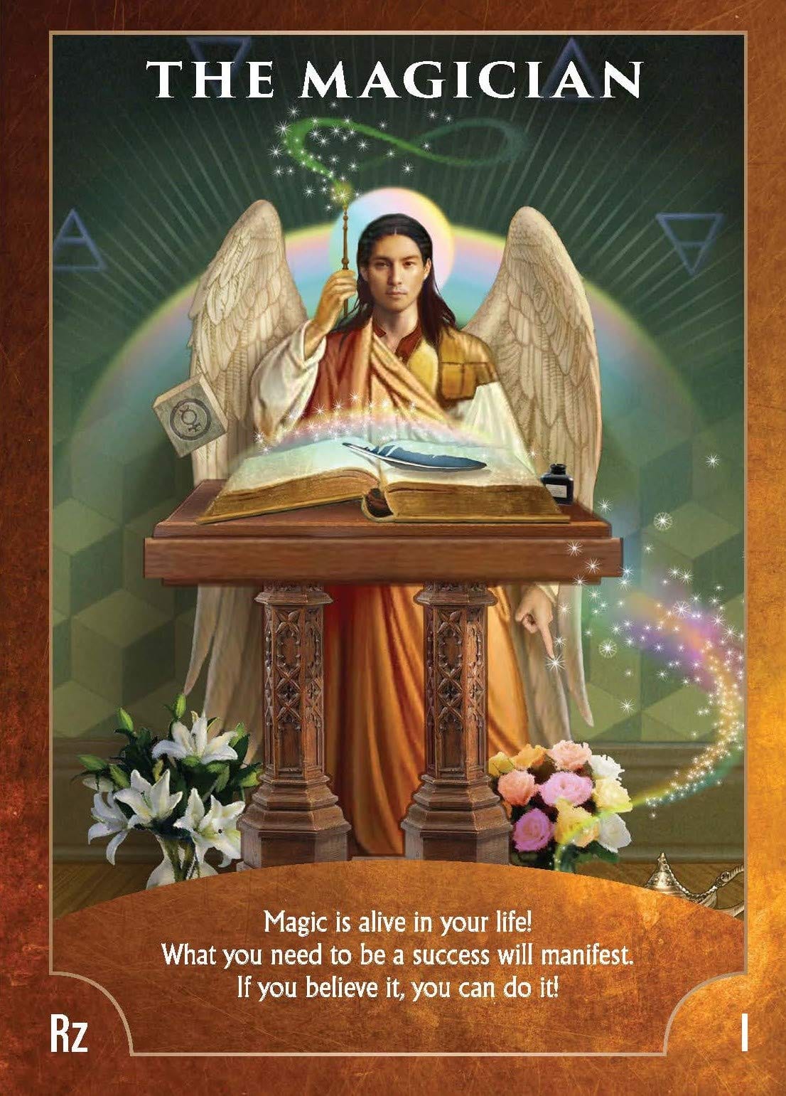 Angel Wisdom Tarot Deck - 78-Card Divine Guidance Oracle Set for Spiritual Growth, Meditation & Angelic Messages | Perfect for Beginners & Professional Readers