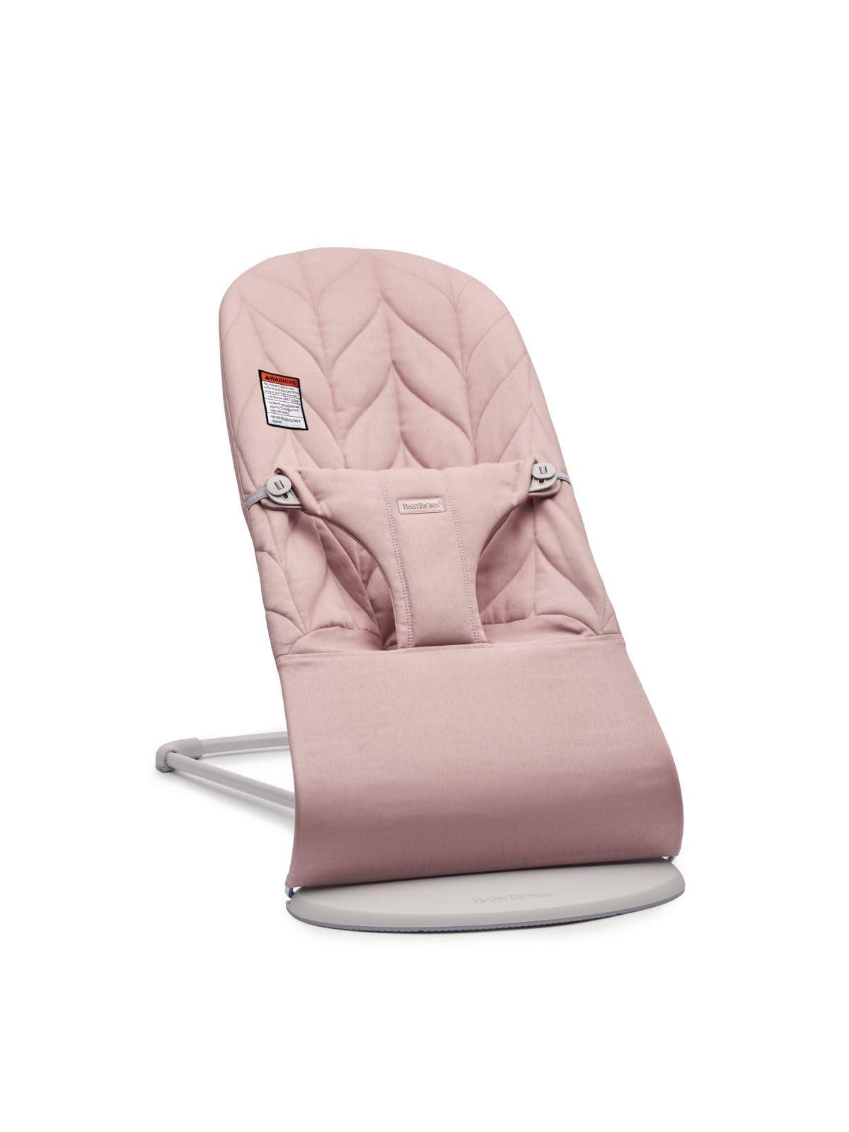 BabyBjörn Bouncer Bliss - Adjustable 2-in-1 Baby Bouncer & Toddler Chair (Dusty Pink, Woven Petal Quilt) | 4 Position Reclining, Lightweight Portable Design for Newborns to Toddlers (8-29 lbs) | Perfect for Nursery, Playtime & Travel