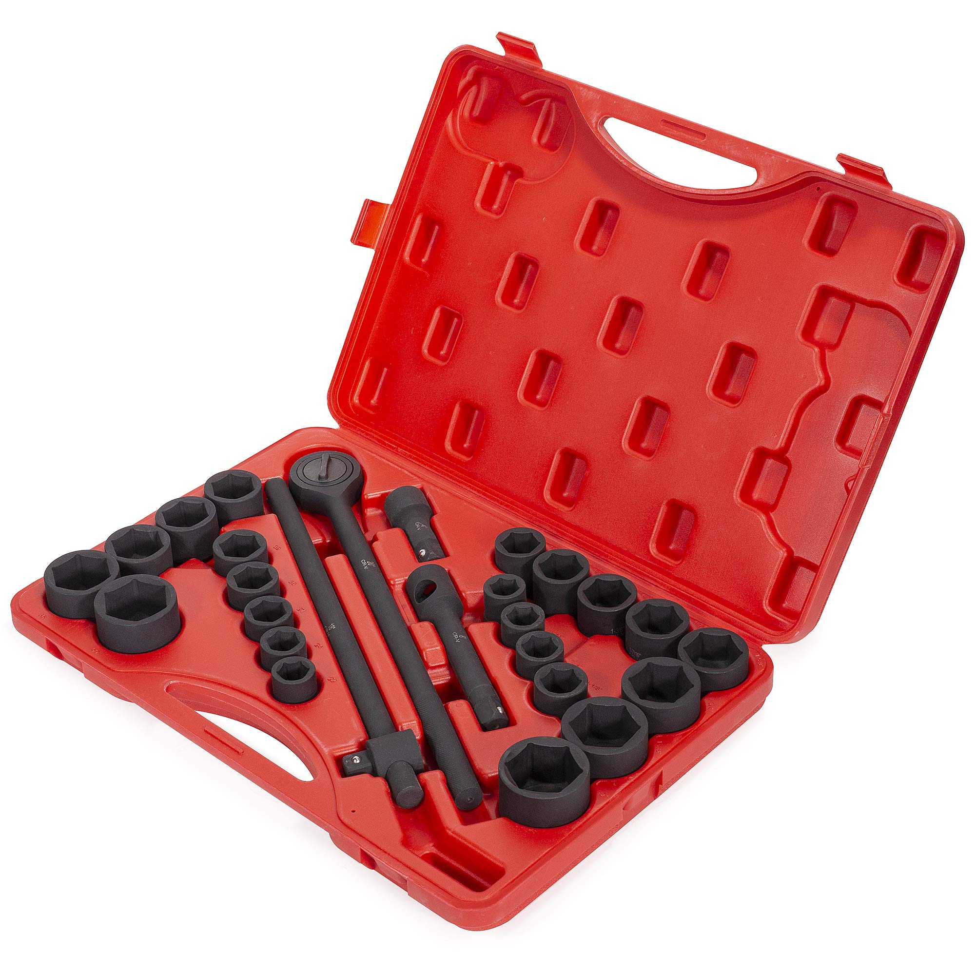 Stark 27-Piece Jumbo Impact Socket Set - SAE & Metric (3/4