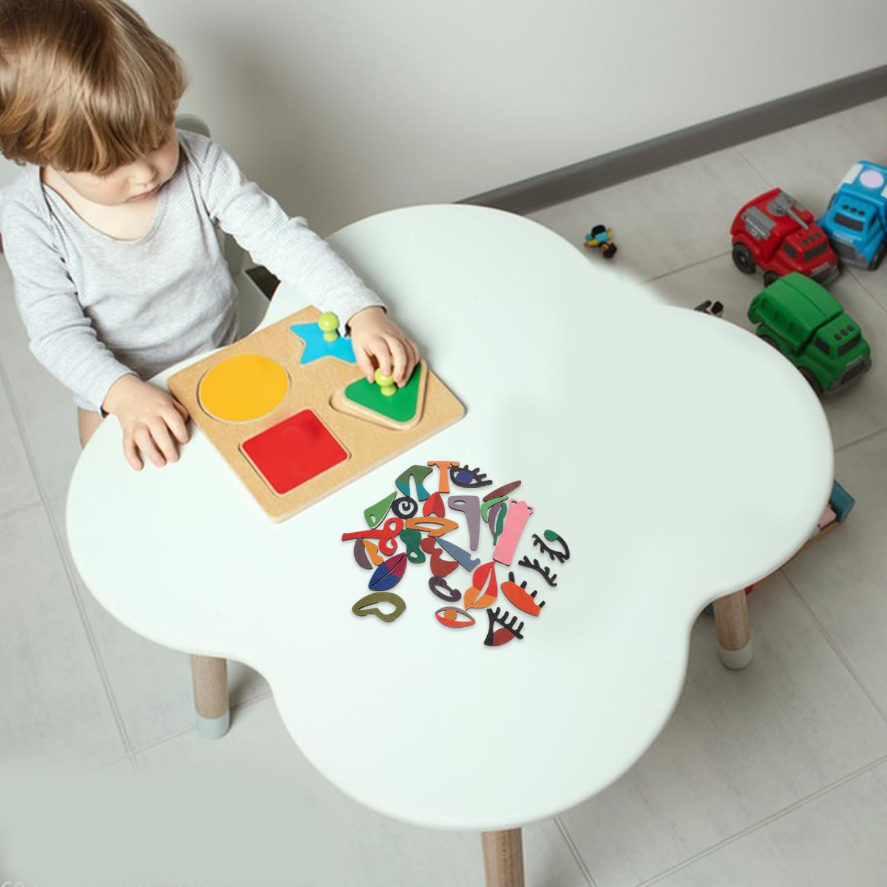 Montessori Wooden Face Puzzle Set - 26-Piece Picasso Art Jigsaw Toy for Kids, DIY Creative Learning & Educational Playset - Perfect for Home, Classroom & Montessori Activities