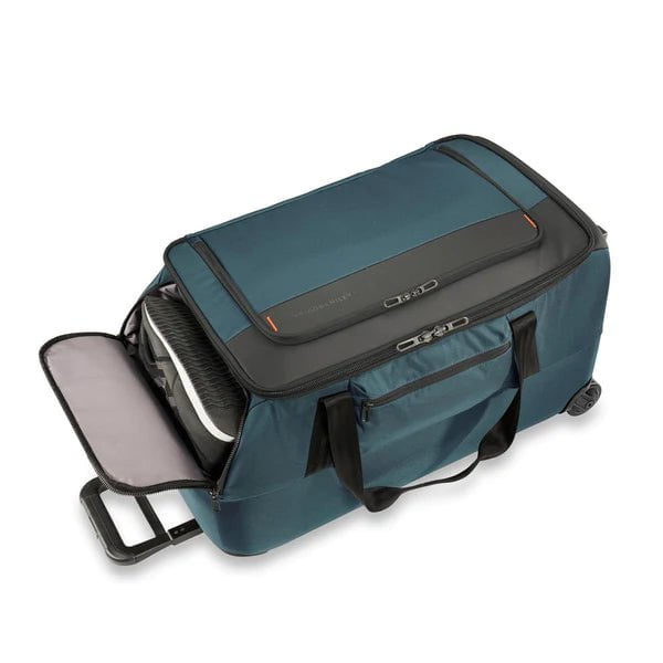 Briggs & Riley ZDX 27 Medium Upright Duffle Bag - Premium Carry-On Luggage for Business Travel & Weekend Getaways | Durable Spinner Suitcase with Expandable Storage