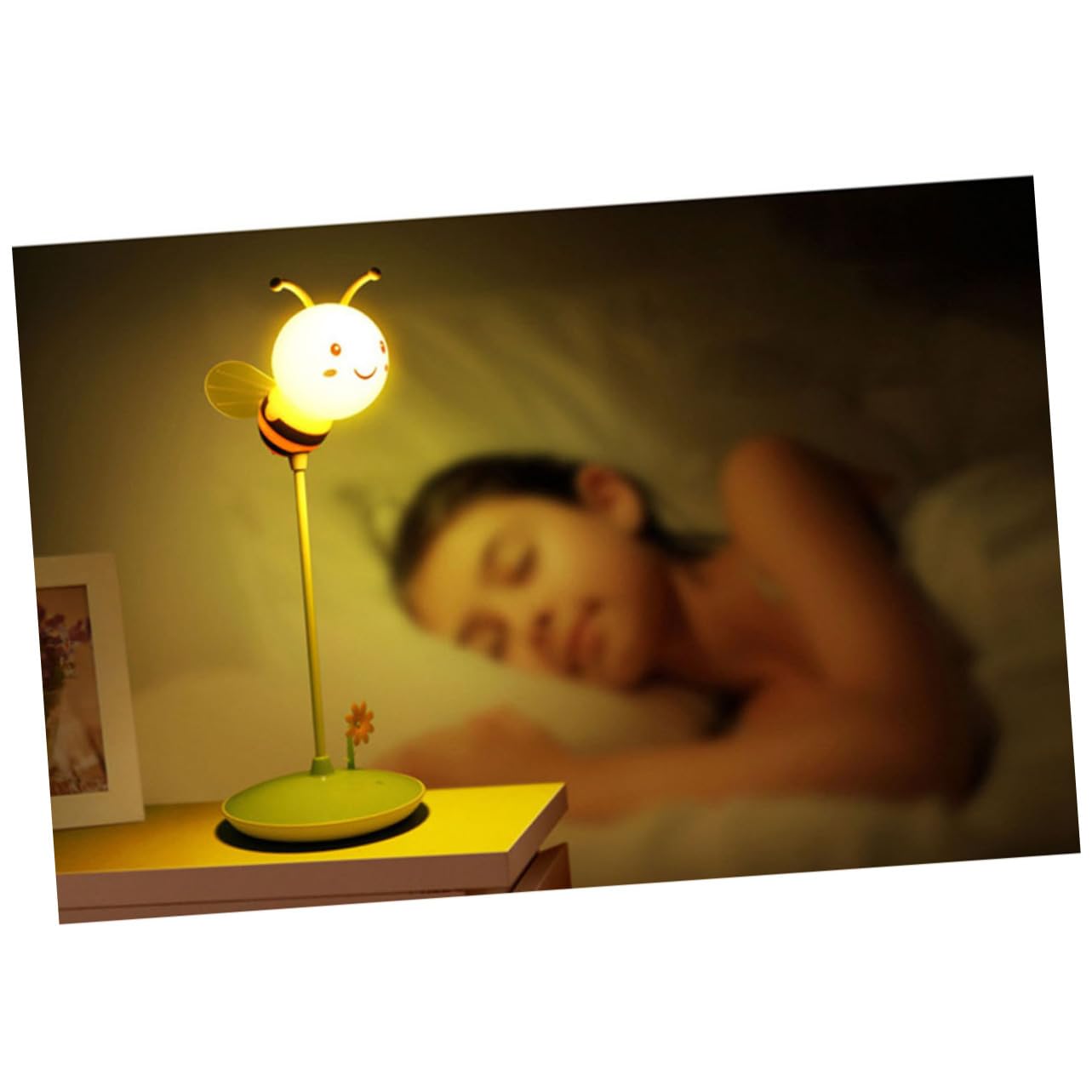 Artibetter 3-Pack LED Bee Night Light with Timer & Touch Control - Soft Glow Night Lamp for Kids, Nursery, Bedroom, Living Room | Perfect for Bedtime, Feeding, Nighttime Safety & Decor