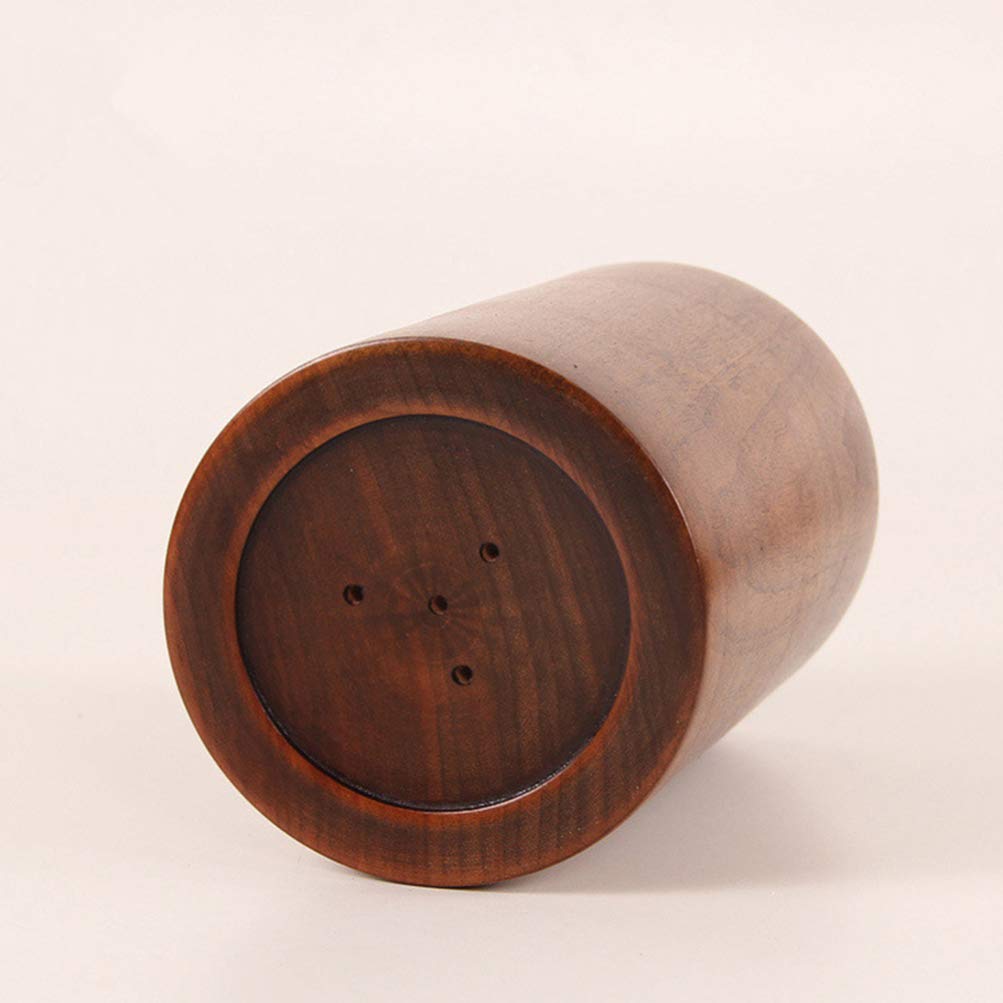 Wooden Chopsticks Organizer - Kitchen Utensil Holder for Spoons & Forks - Perfect for Countertop Storage