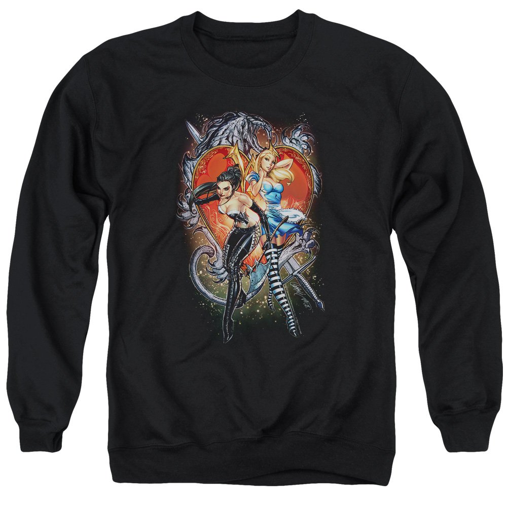 Zenoscope Heart Unisex Crewneck Sweatshirt for Men & Women - Soft Cotton Pullover for Casual Wear, Street Style & Everyday Comfort