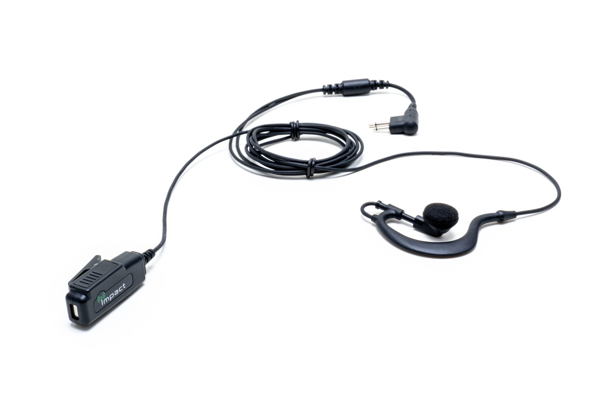 Impact Gold Series Hard Wired 2-Wire Surveillance Kit with Ear Hanger & Earbud M1 G2W EH1 HW - Professional Security Monitoring for Homes & Businesses