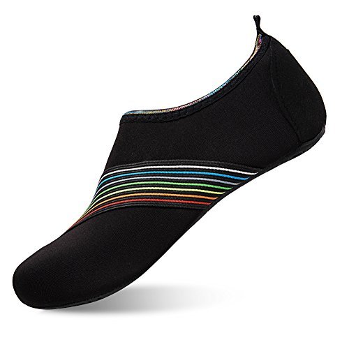 **Men's & Women's Quick-Dry Water Shoes - Barefoot Beach & Pool Shoes for Surfing, Swimming, Yoga & Water Sports | Lightweight Aqua Socks for Outdoor Activities**