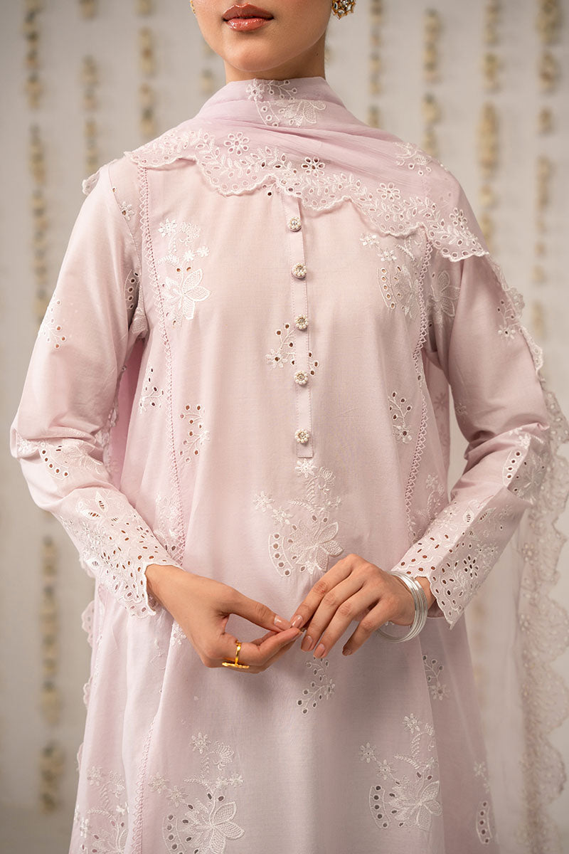 LILAC BLOOM 2-Piece Set (Shirt & Dupatta) - Elegant Indian Ethnic Wear for Women, Perfect for Festivals, Weddings & Special Occasions