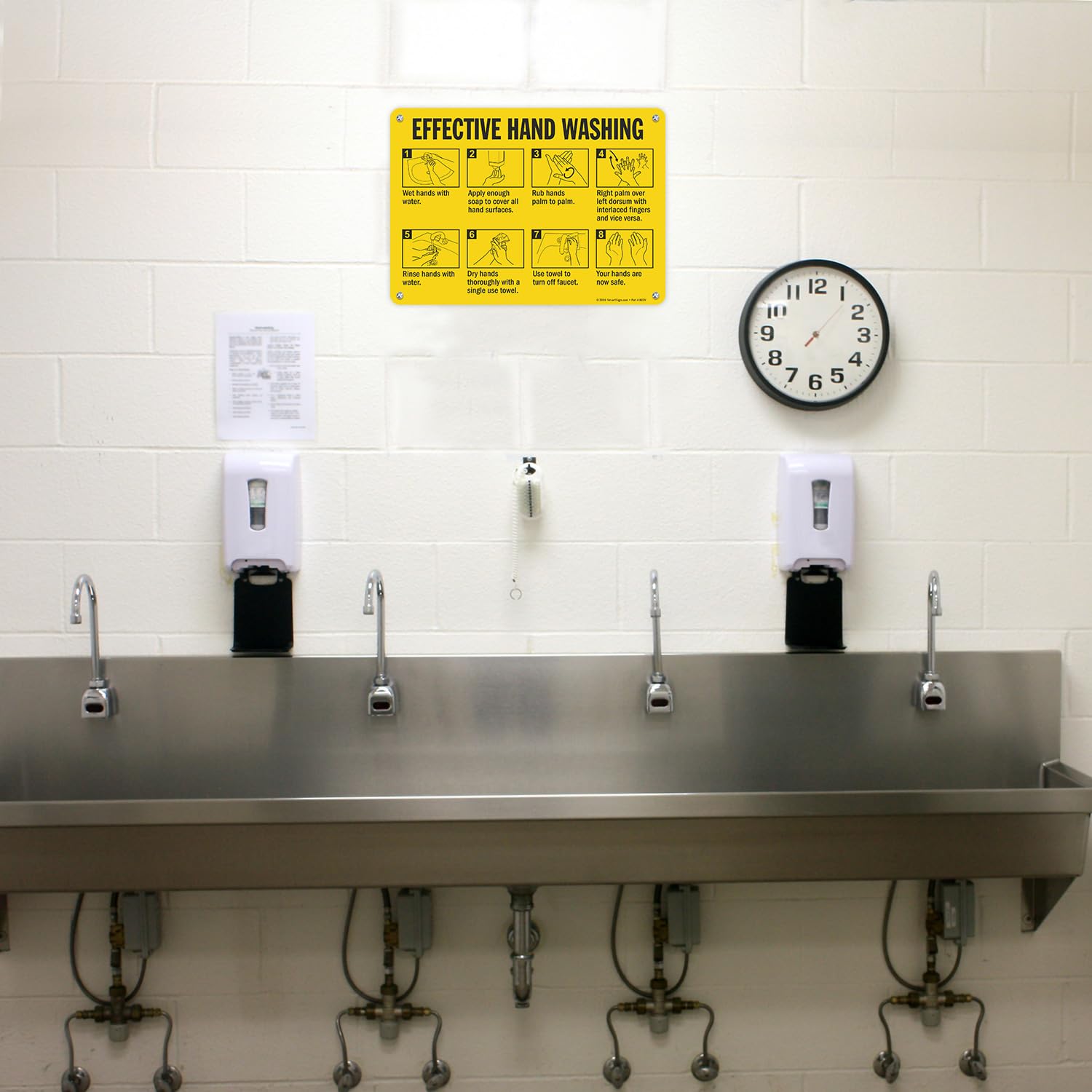 SmartSign Effective Hand Washing Sign - 10