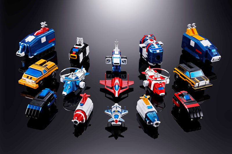 Bandai Soul of Chogokin GX-88 Armored Fleet Dairugger XV (Vehicle Voltron) Die-Cast Action Figure Toy - Collectible Robot Model for Anime Fans & Display