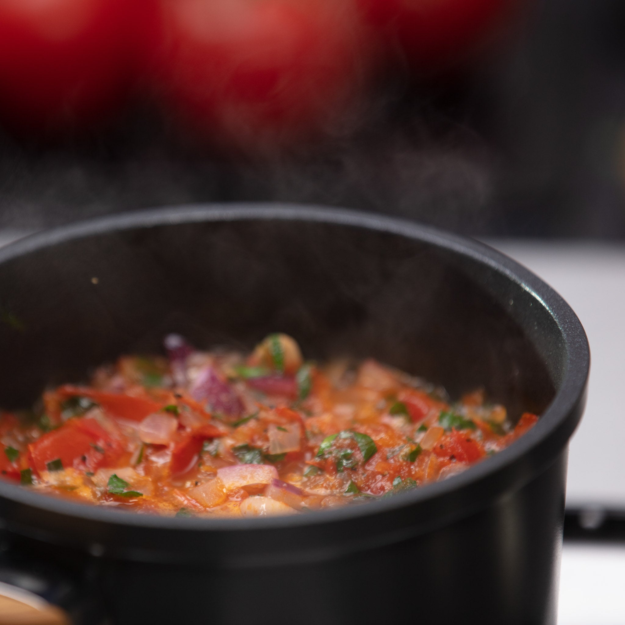 Premium Stainless Steel Gourmet Cooking Pot with Lid - Perfect for Soups, Stews & Pasta | Induction Compatible | Kitchen & Dining Essential