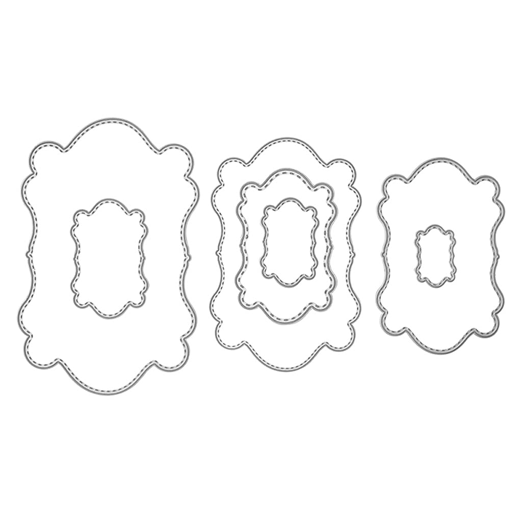 Premium Metal Cutting Dies for Paper Cards - DIY Scrapbook Album Templates, Frames & Stencils - Perfect for Card Making, Invitations, and Memory Book Crafting